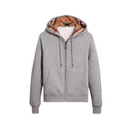 Check Zip Hoodie