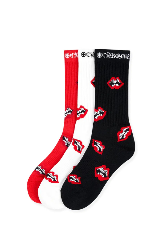 Chrome Mouth Socks