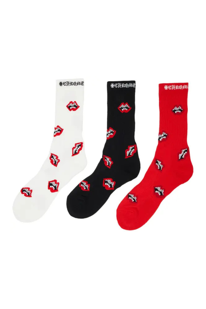 Chrome Mouth Socks