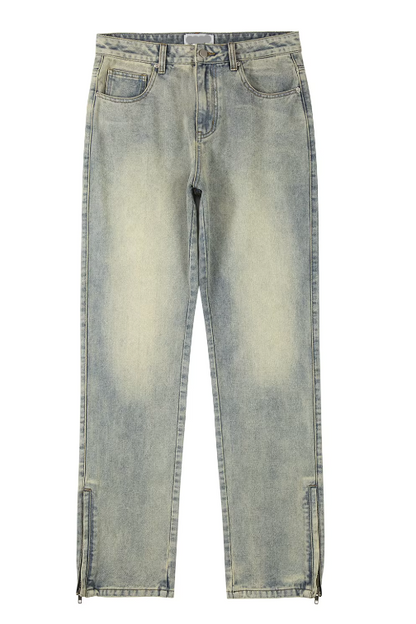 Aria Zip Flared Jeans