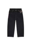Sakura Embroidery Baggy Pants
