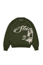 Structure Graphic Knitted Sweater