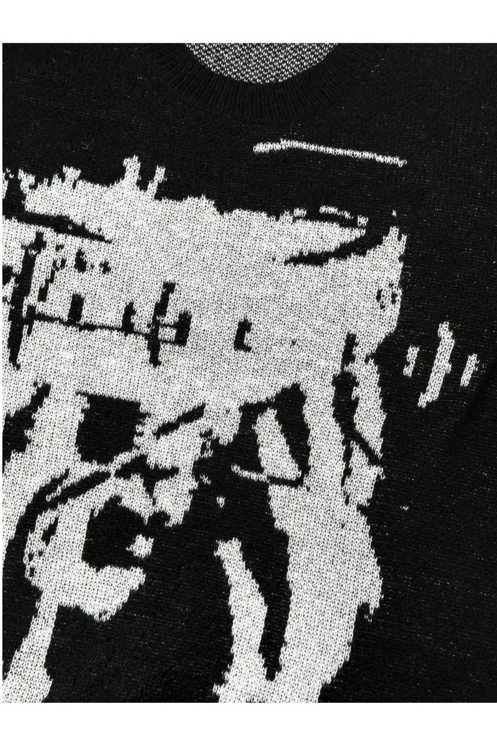 Telepathy Graphic Knitted Sweater
