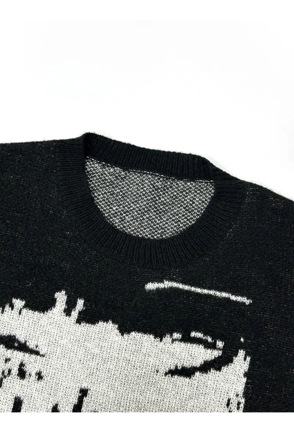 Telepathy Graphic Knitted Sweater