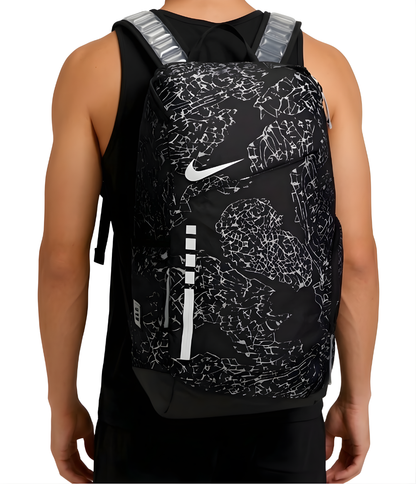Elite Backpack Black White