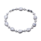 Radiant Pear-Cut Bracelet