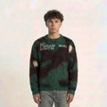 Camo Knit Number Sweater